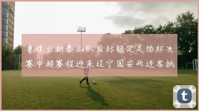 鲁媒分析泰山队目标锁定足协杯决赛中超赛程迎来辽宁国安两连客挑战